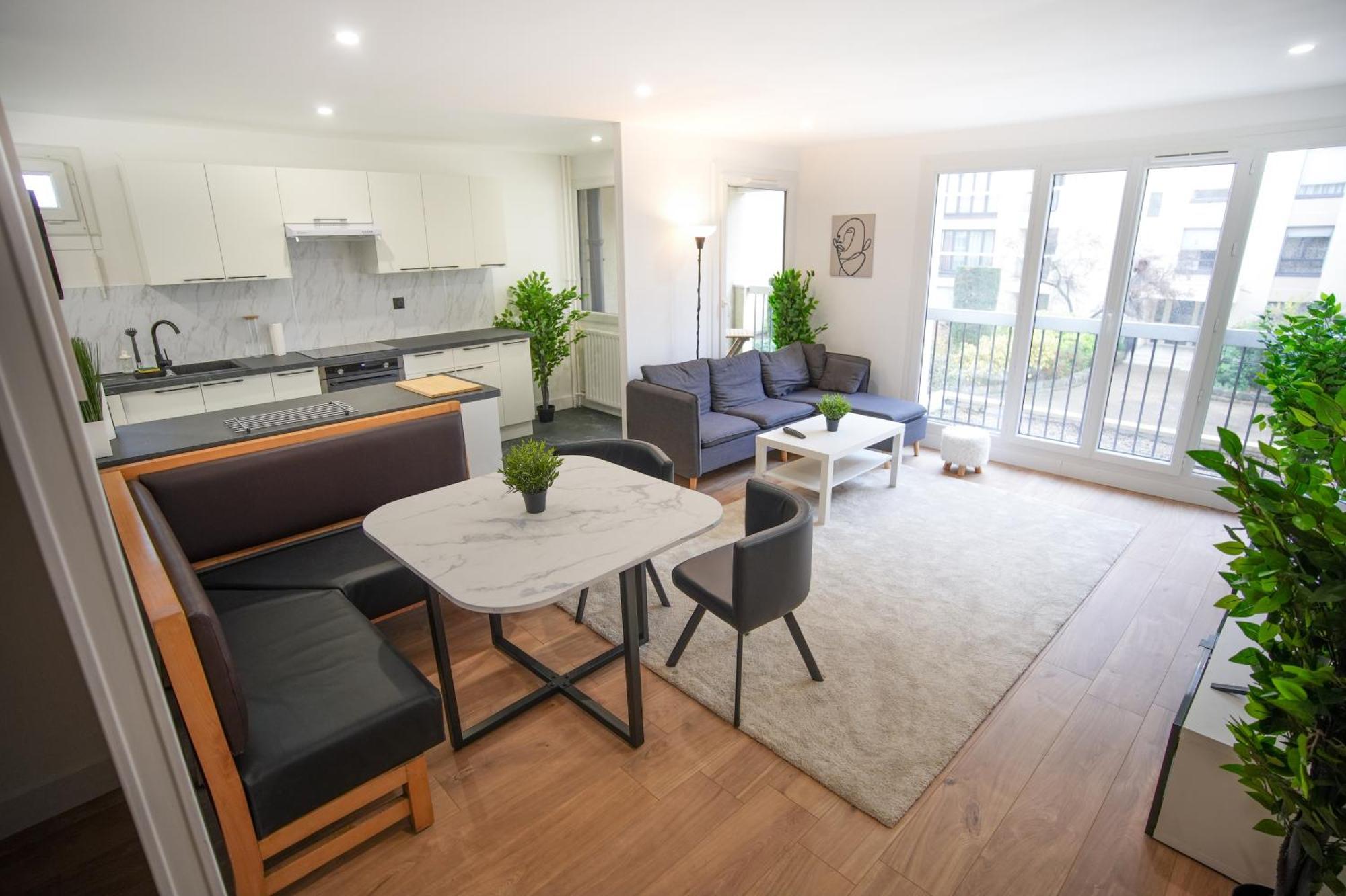 Keyless Appartement Moderne Et Spacieux 90 M2 Parking Chevilly-Larue Eksteriør billede