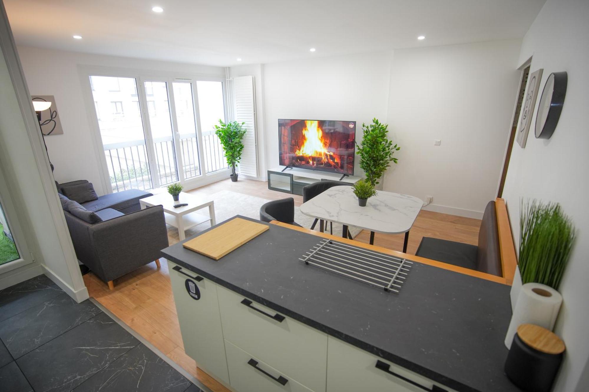 Keyless Appartement Moderne Et Spacieux 90 M2 Parking Chevilly-Larue Eksteriør billede